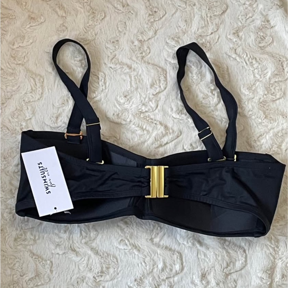 Swimsuits For All Black Bikini Top